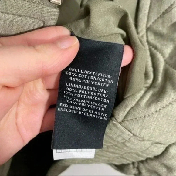 🦃 Bagatelle Collection Quilted French Terry Jacket Sage XL - Picture 8 of 10